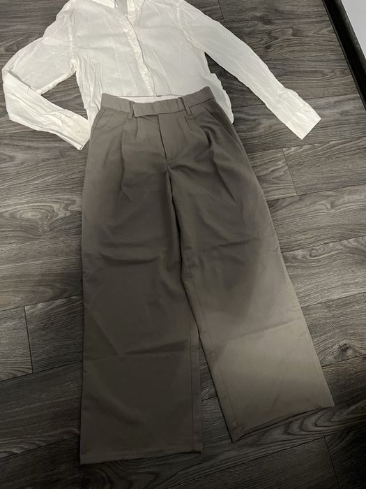 Панталон Н&М и бяла риза