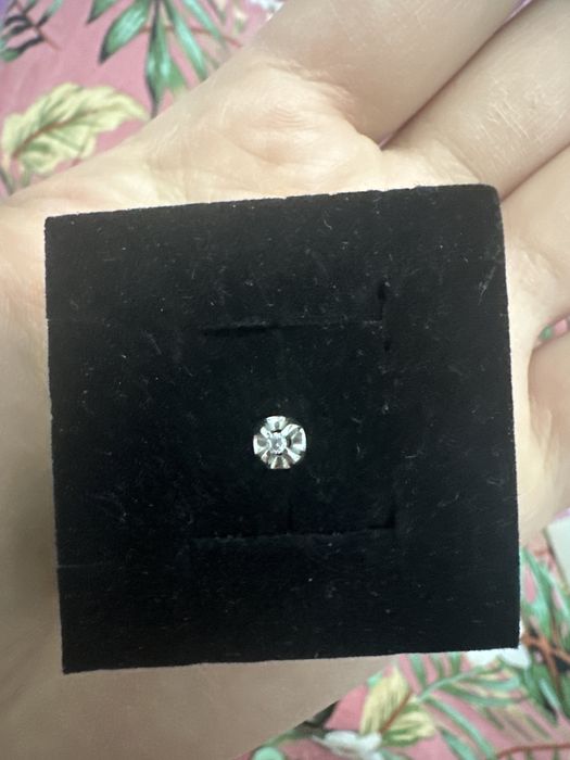 Серьга золотая 585пр Российская