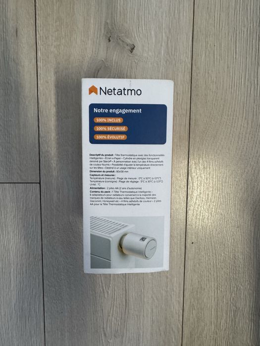 Cap Termostatat Wi-fi Netatmo Nou/Sigilat