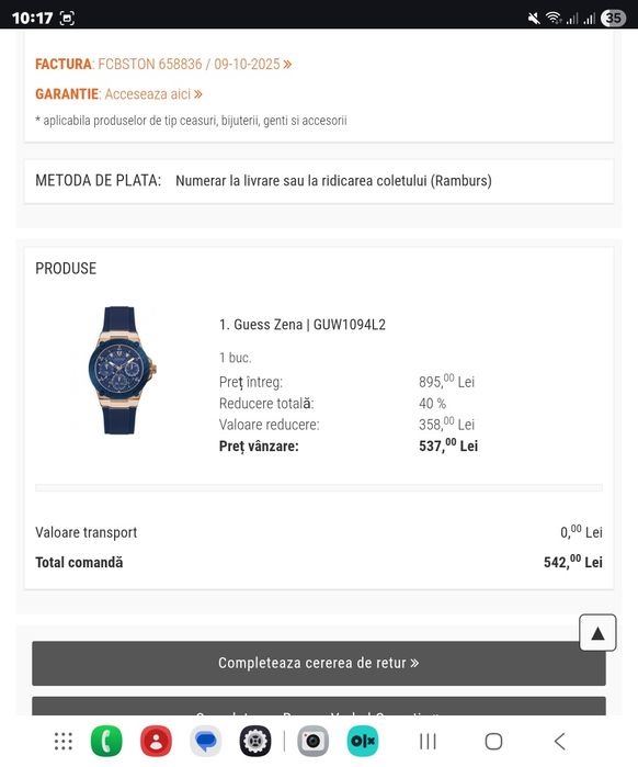 Ceas colectie dama Guess