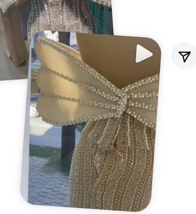 Rochie cununie crem roze