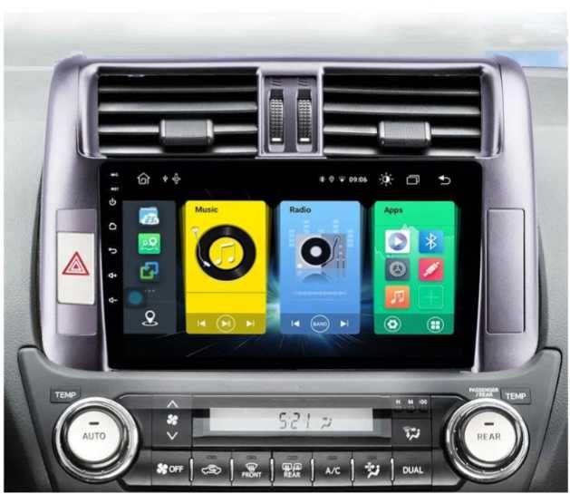 9-инчова мултимедия за TOYOTA Land Cruiser 150 Prado (2010–2013)камера