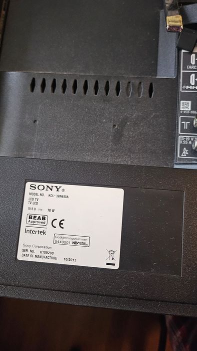 Sony Bravia KDL-32W650A 32 inch Full HD Smart TV