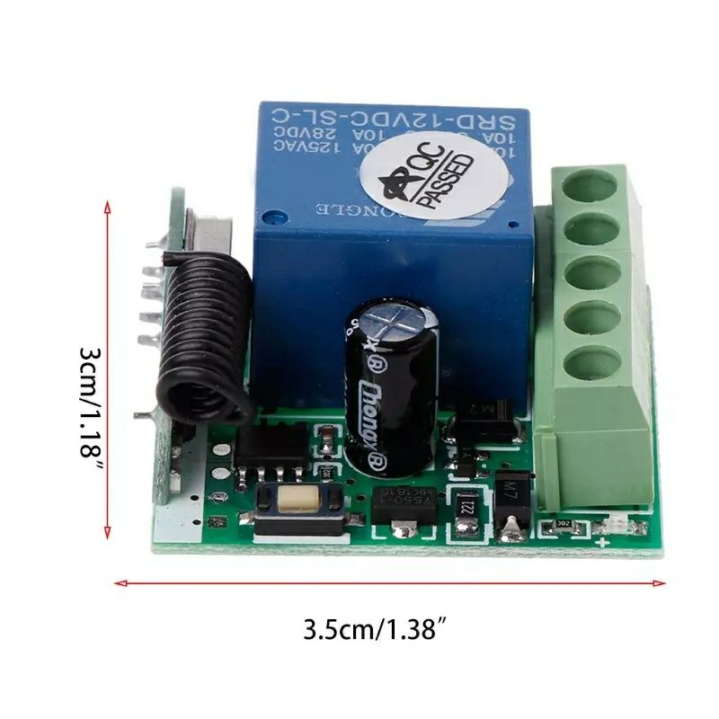 Дистанционный радио пульт плюс приёмник 315 403 МГц выключатель реле