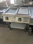 Gratar dublu electric Olis Italia PRO - striat - neted - linia 700