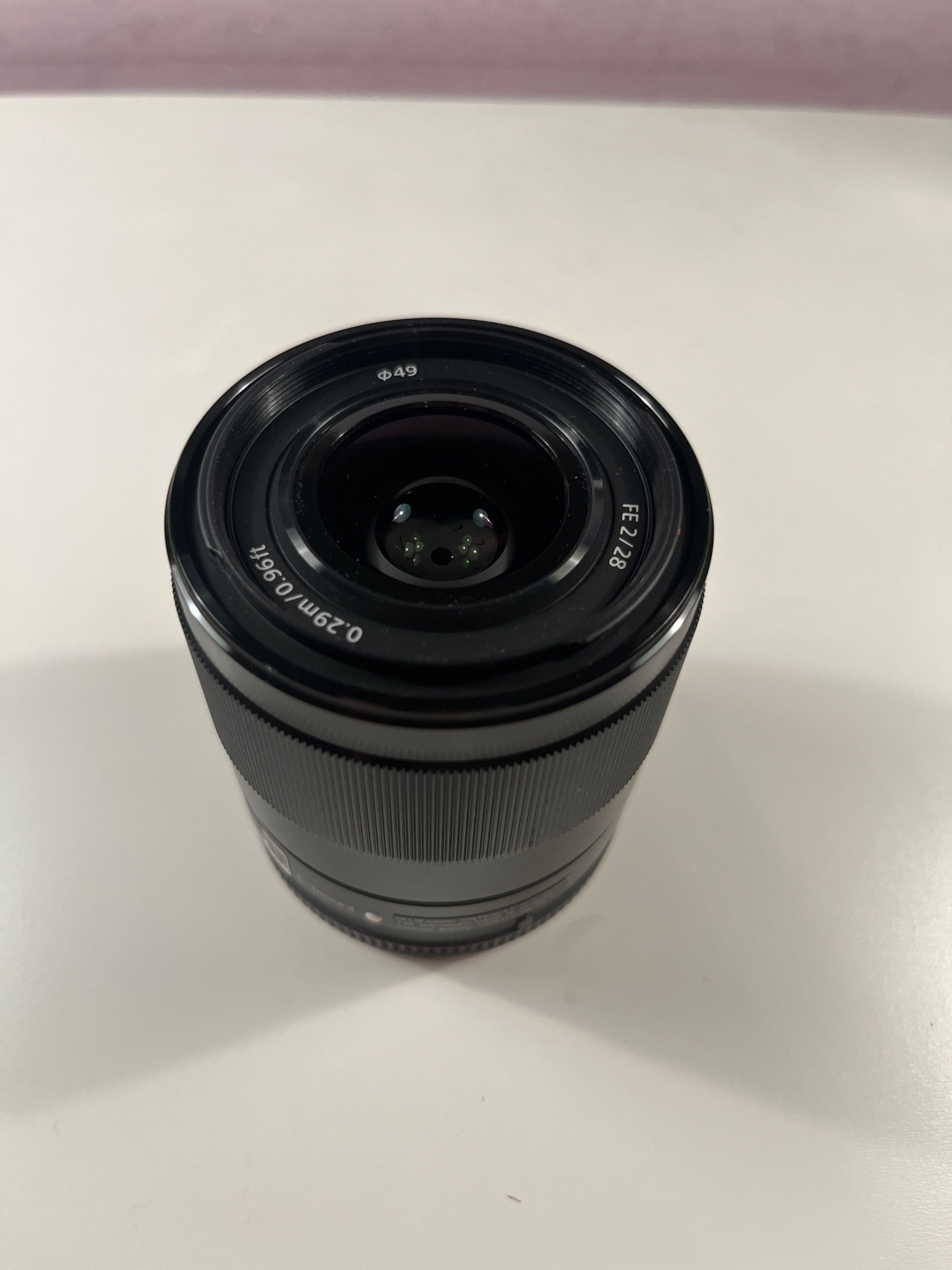 Oбектив Sony FE 28mm f/2 + конвертор Sony Fisheye Converter