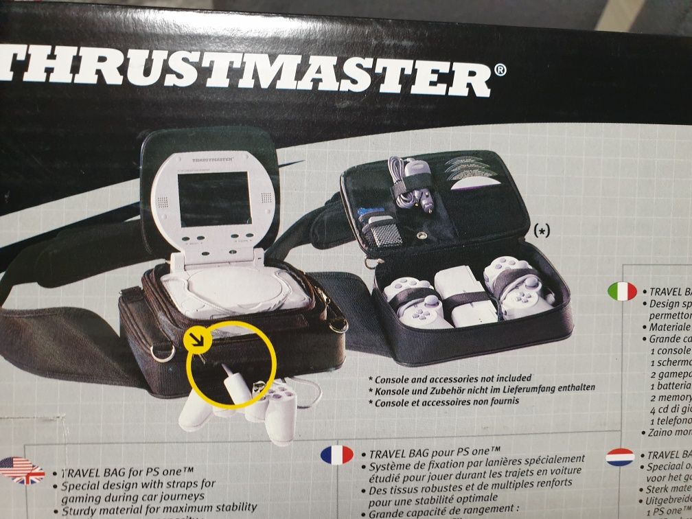 Продавам чанта за пътуване Thrustmastet за PS