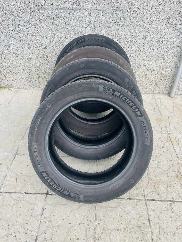 4 броя летни гуми Michelin Prymacy 215/55/18