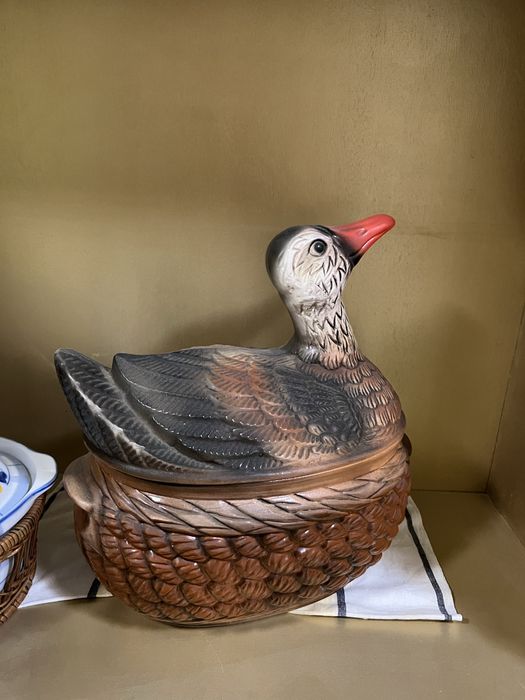 Кастрюли керамика. Утятница.