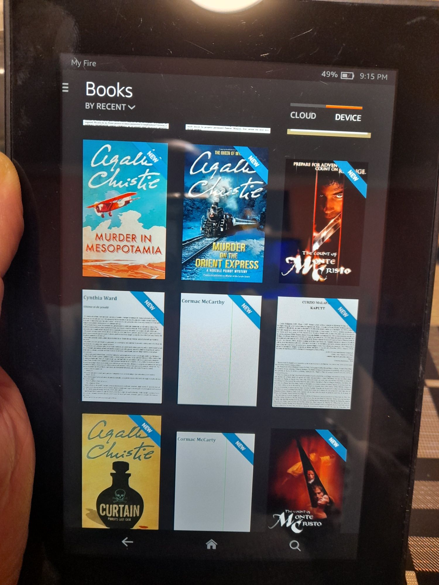 Vind amazon kindle cu 2300 de cărți în limba româna