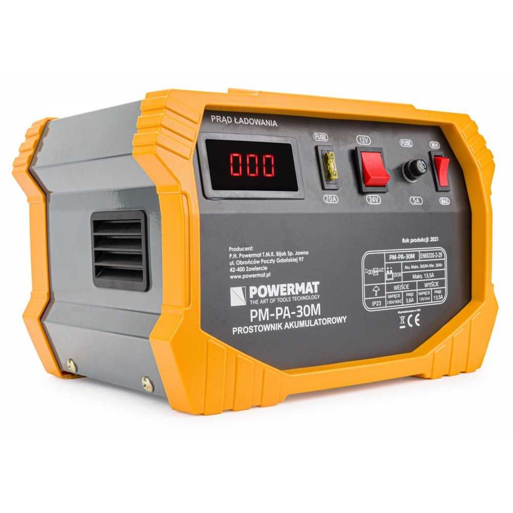 Redresor, incarcator baterie 12V 24V 30A 92-250Ah auto (PM1102)