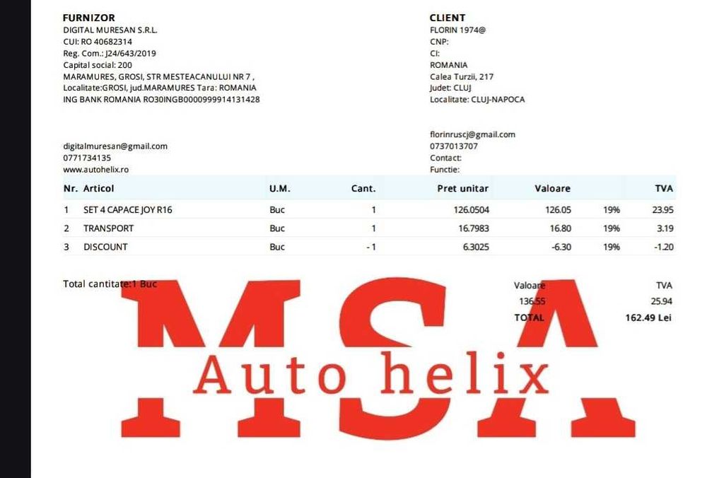 Vand jante otel  16" 5x114.3mm, 6.5Jx16, et40 Renault K,Nissan,Duster