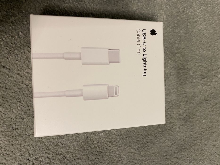 Cablu date/incarcare Apple, USB-C to Lightning, 1m, White