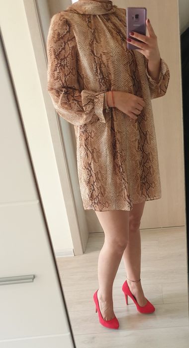 Rochie Poema animal print