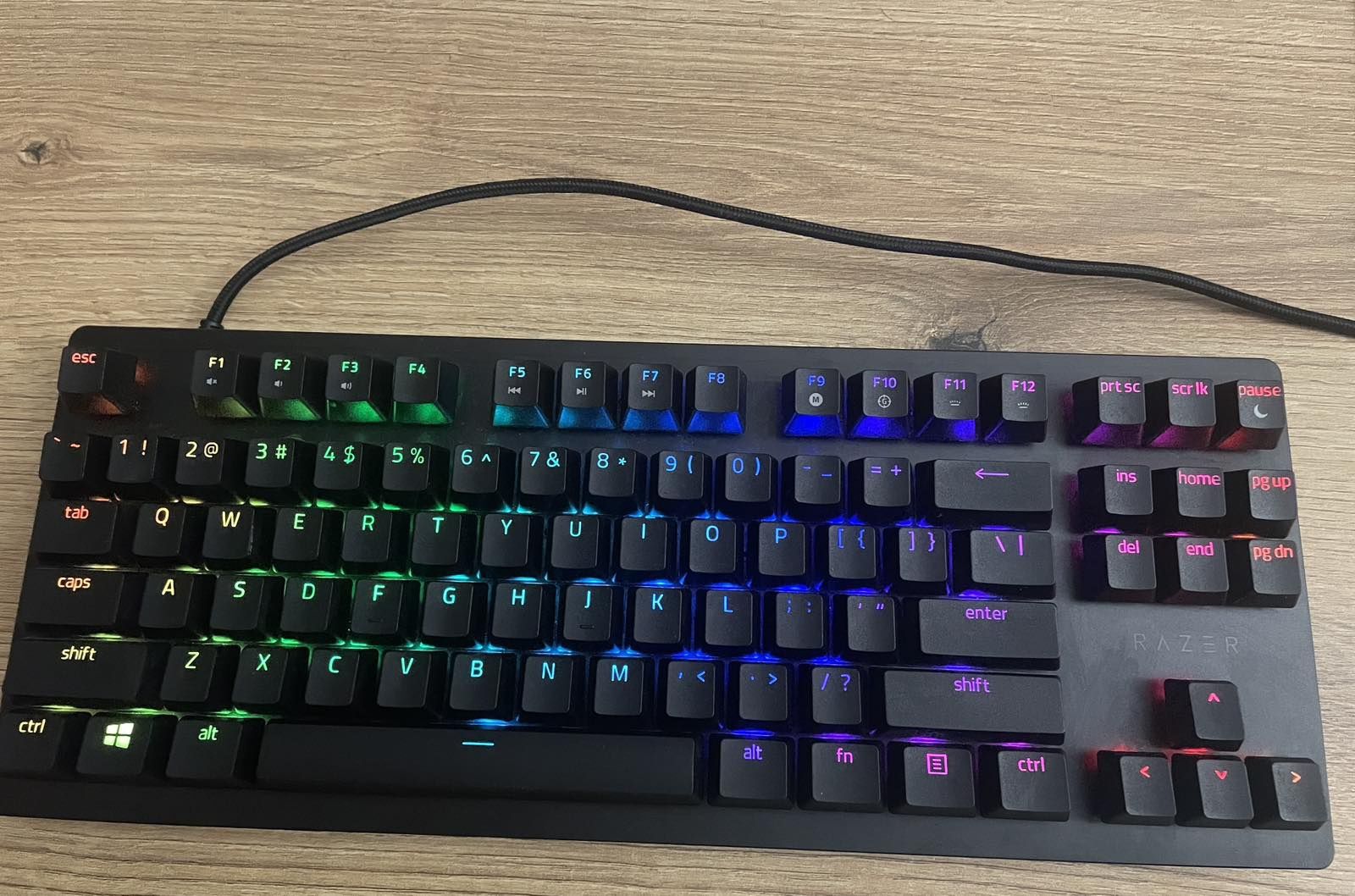 Razer huntsman v2 tenkeyless геймърска клавиатура