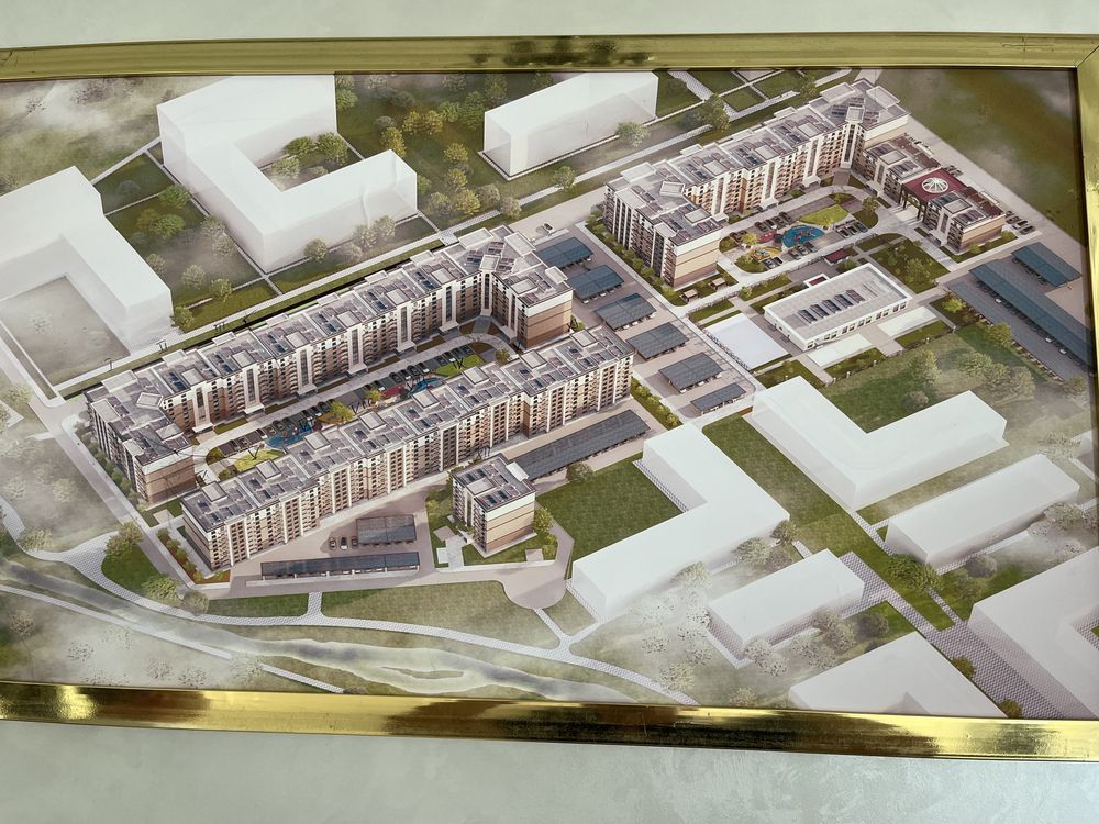 Продам квартиру 1/2/9 новостройка коробка Сергели