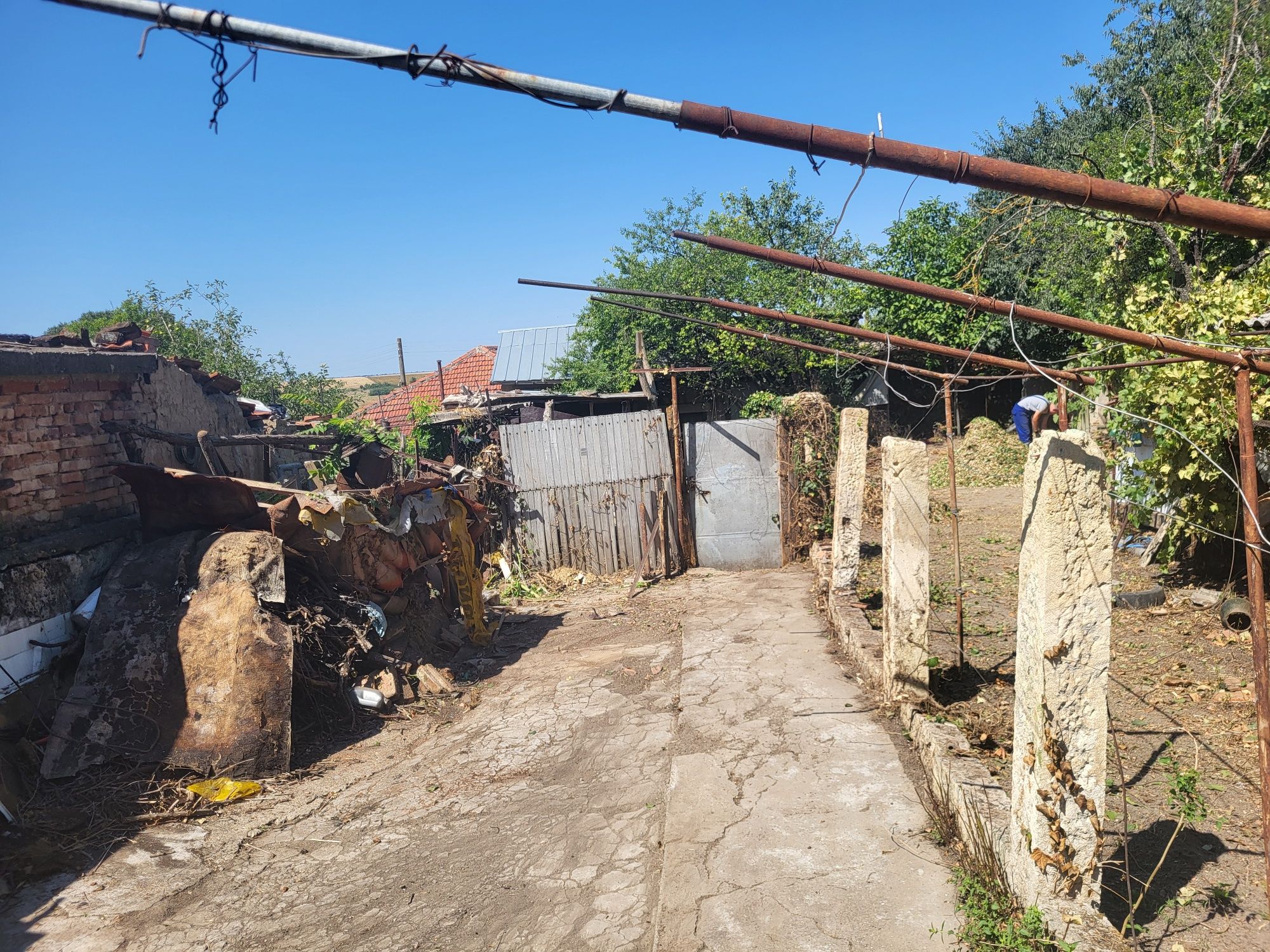 Бял камък за огради и тени