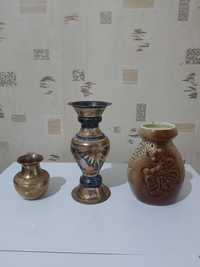 Коллекционые вазы латунь
