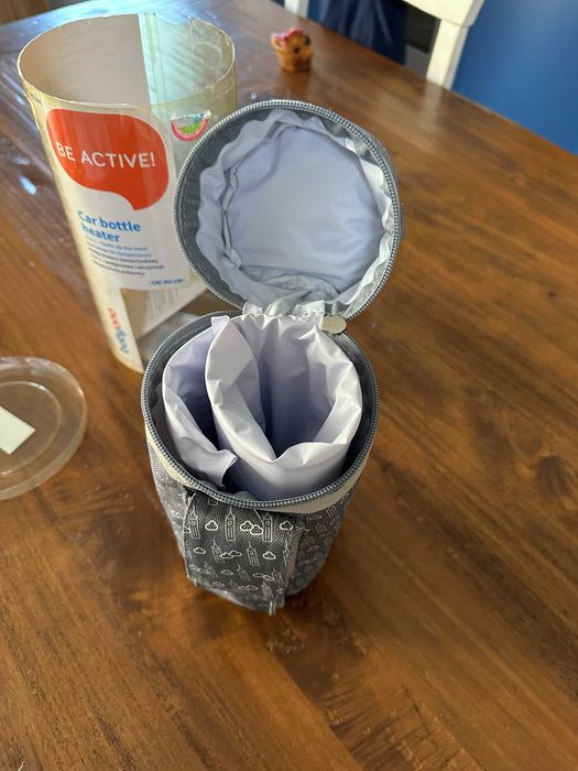 Geanta termica cu adaptor auto pentru sticla bebe