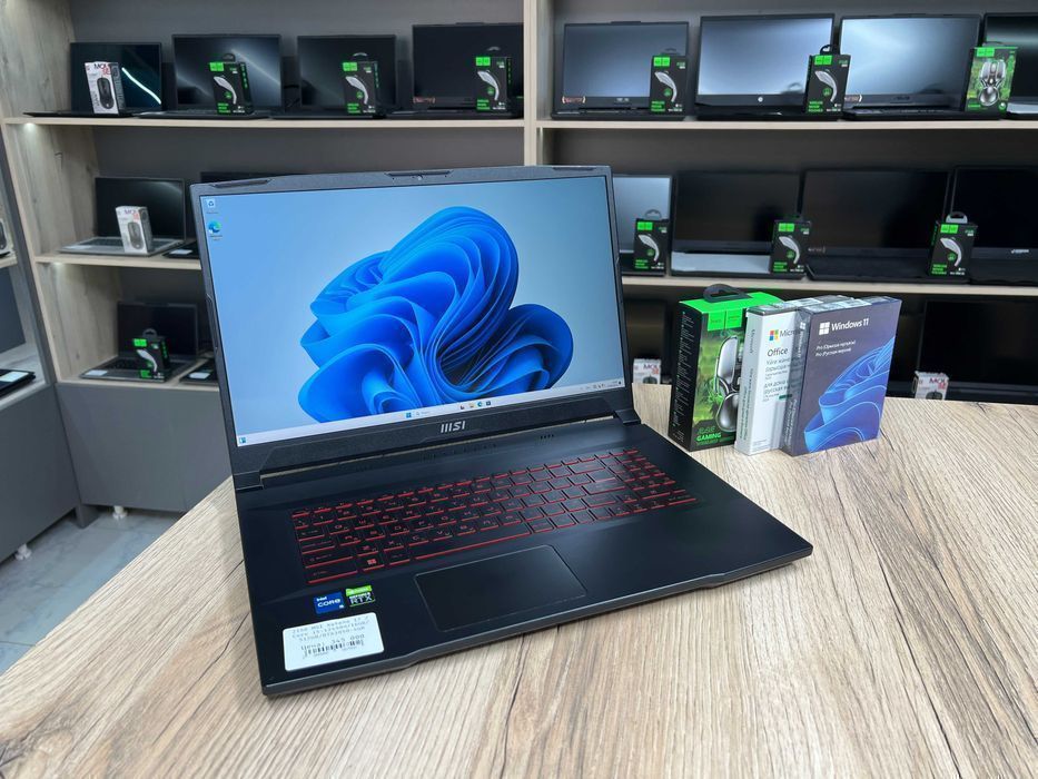 Ноутбук MSI Gaming Laptop 17 для игр / Гарантия + Рассрочка в ULTRA-kz