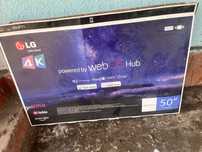 Продам по тв LG 127/cm 50 по запчастям,из за трещины экрана !