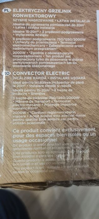 Convector electric