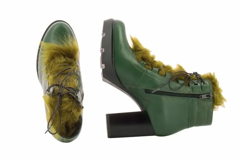 Зелени зимни боти STUDIO CAMPIONE
Естествена кожа