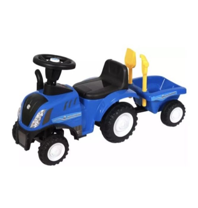 Продам синий трактор с прицепом