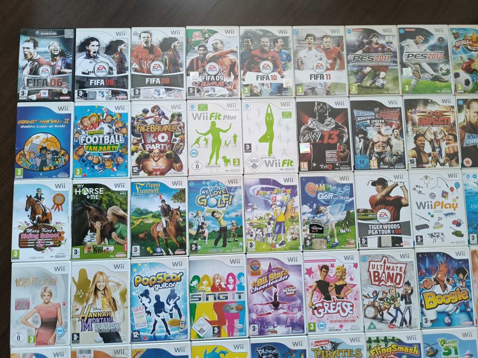 Wii Fifa Pes Golf Guitar Hero Wii Fit Plus Boogie Wii Play Clever Kids