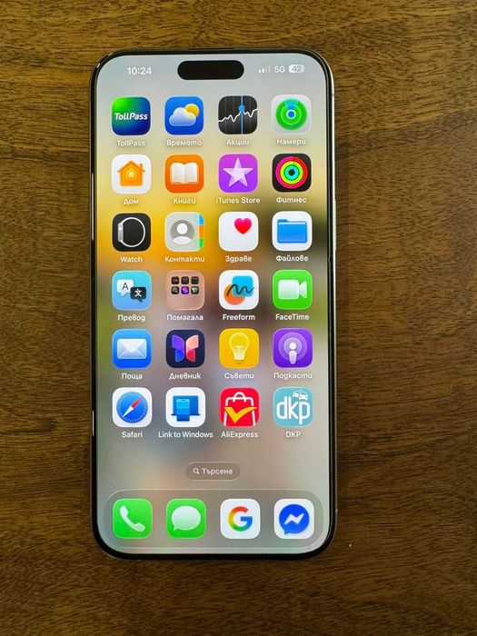 Iphone 15 Pro Max 256 Natural Titanium + слушалки