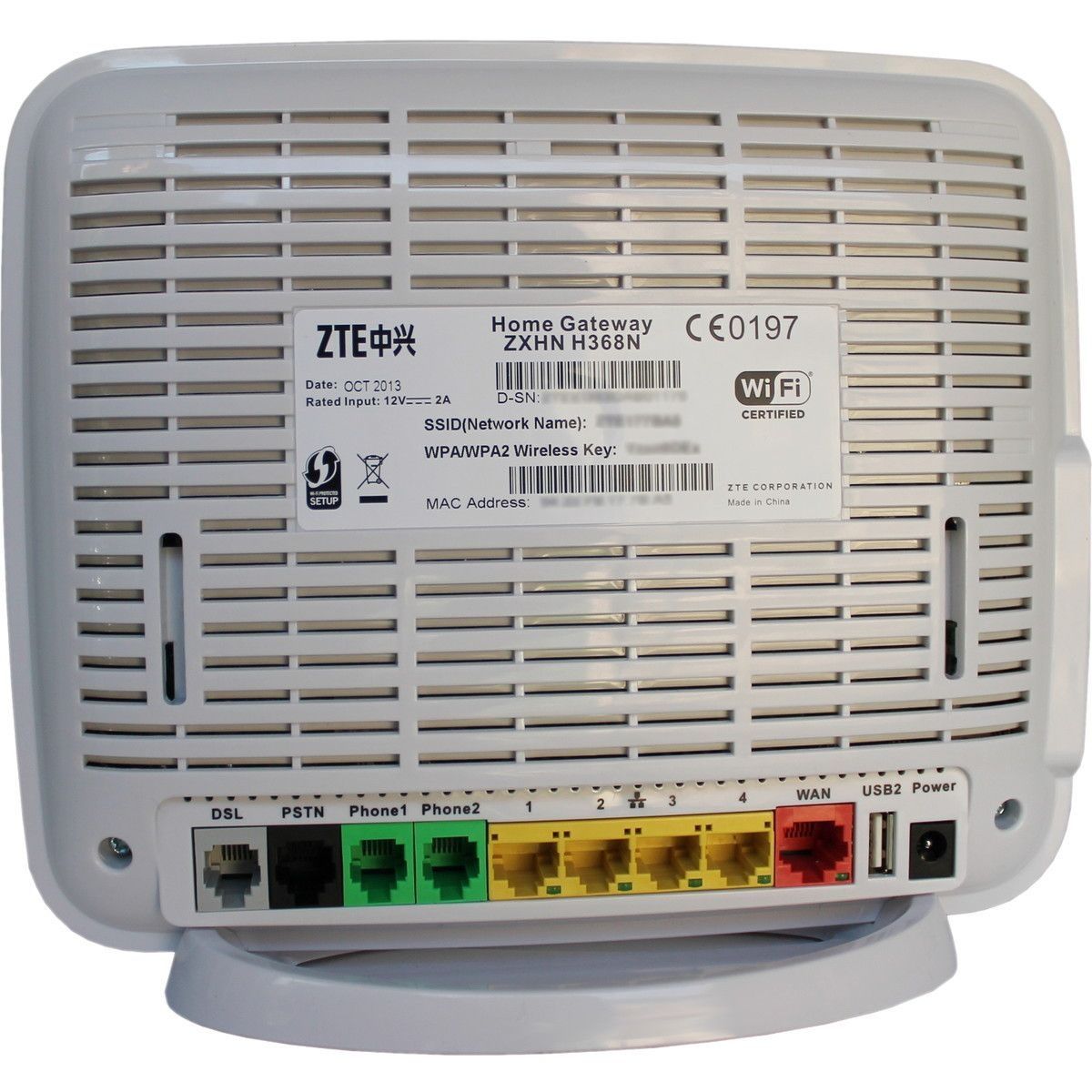 Router Wireless Gigabit ZTE 3G/4G H368N 300Mbps WIFI, 1Gb Ethernet Nou