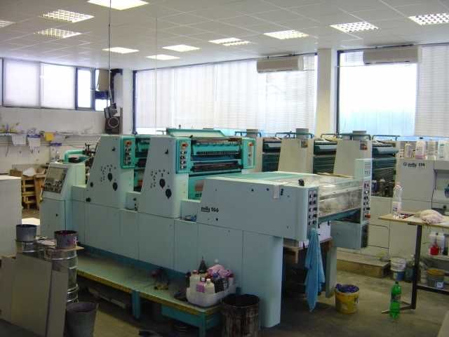 Masină de tipărit offset, Polly 266 APH, 2 grupuri de culori, A2+
