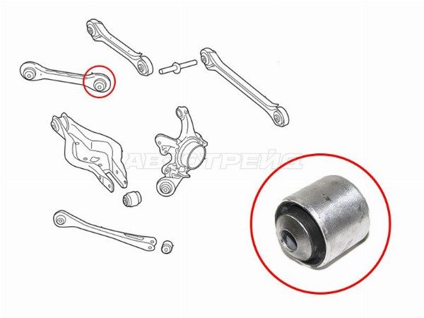 Сайлентблок BMW 1-Series 11-19 / 3-Series 11-19 / 2-Series 14- / 3-Ser