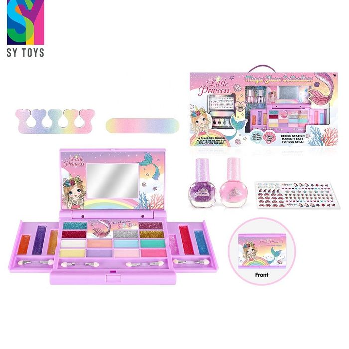 Огромный выбор разной  косметики для девочек