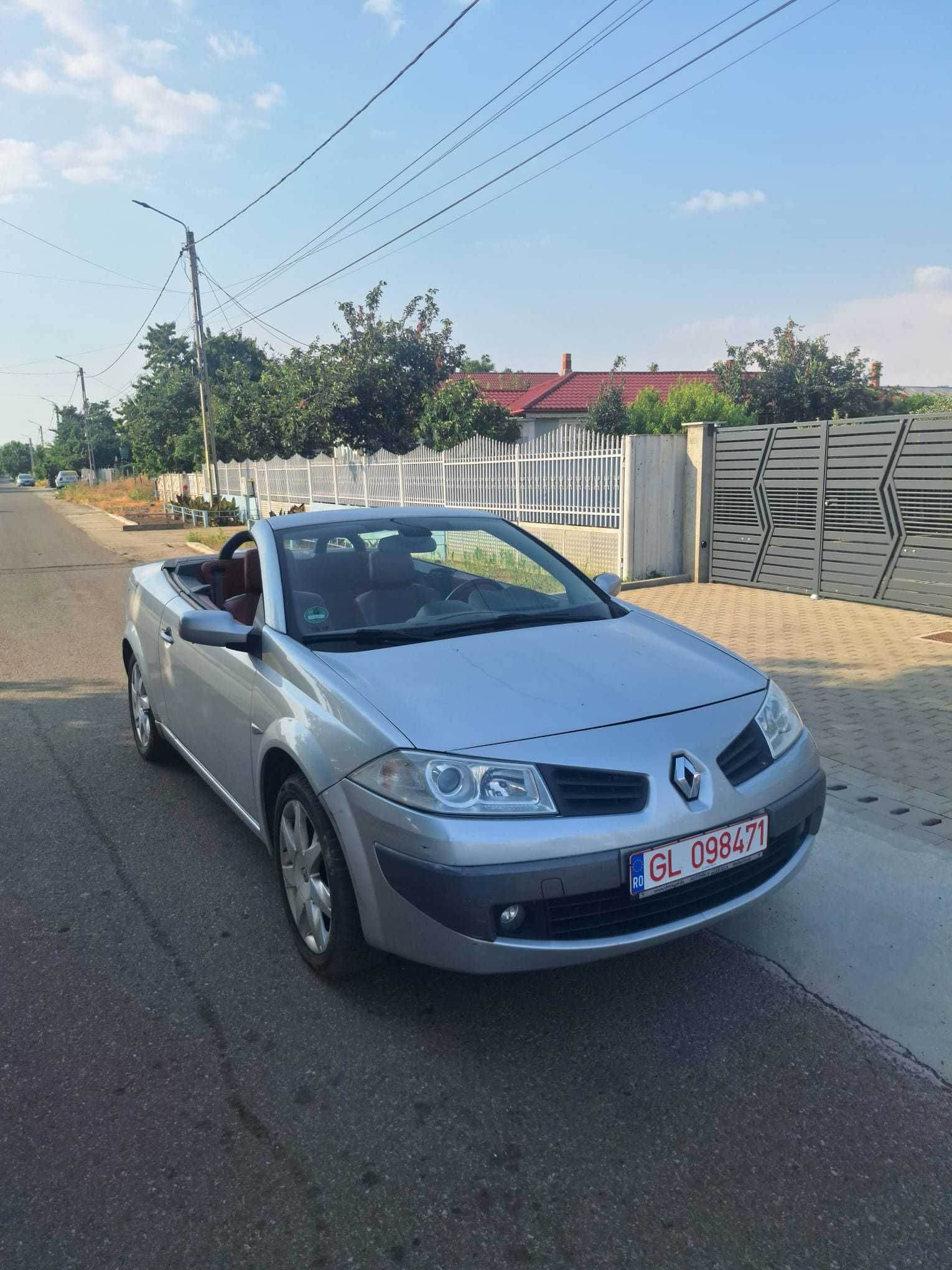 Renault Megane 2 cabrio decapotabila, 2006,  motor 2l + GPL fabrica