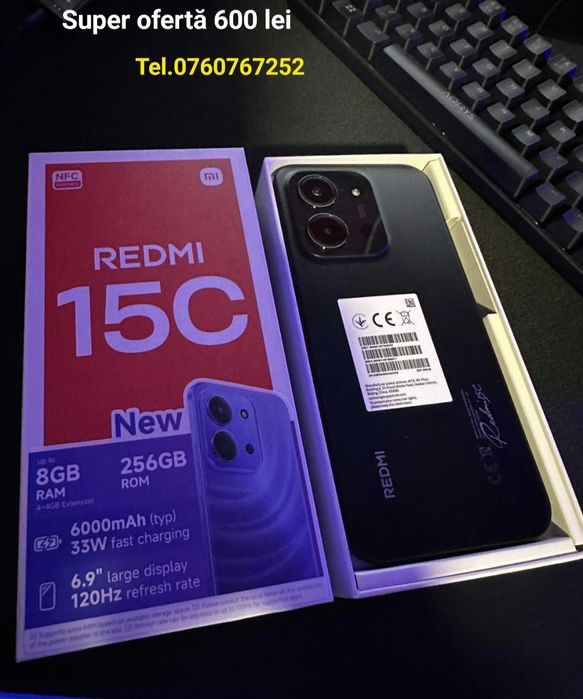 Redmi 15C la cutie sigilat
