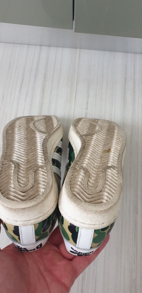 Adidas SuperStar x BAPE / 36/22см UK 3.5 US 4 ОРИГИНАЛ! Унисекс Кецове