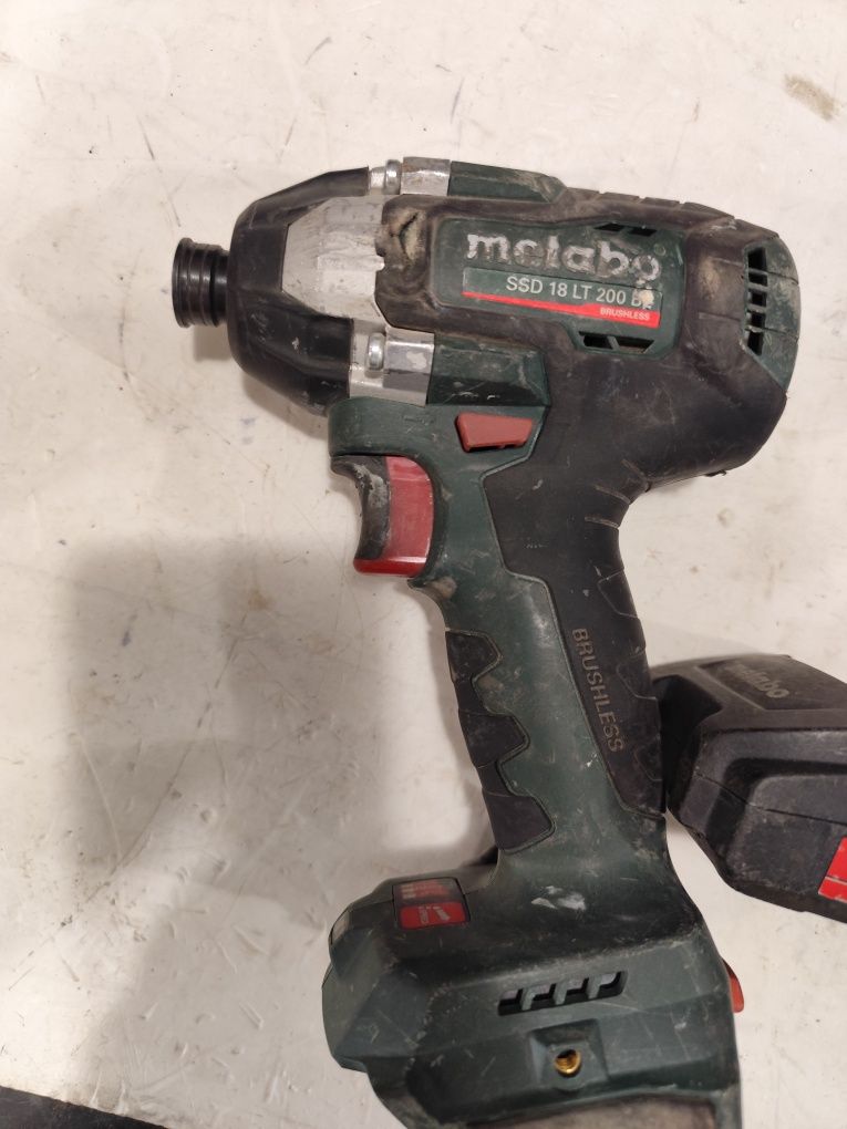 Акумулаторен импактдрайвър Метабо Metabo SSD 18 LT 200 BL + 2 Ah