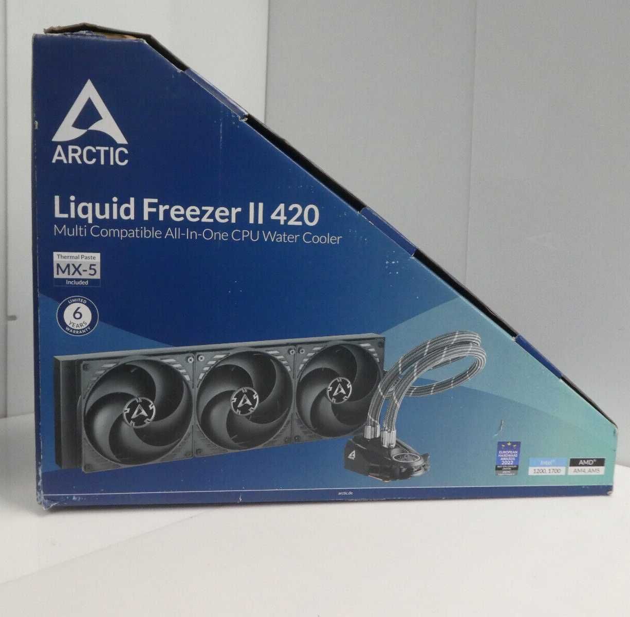 Новое Водяное охлаждение ARCTIC Liquid Freezer II 420  Multi