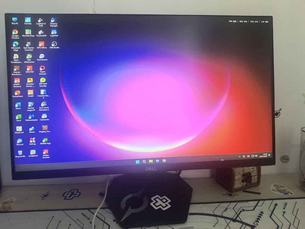 Monitor dell 144 hz 24 inch