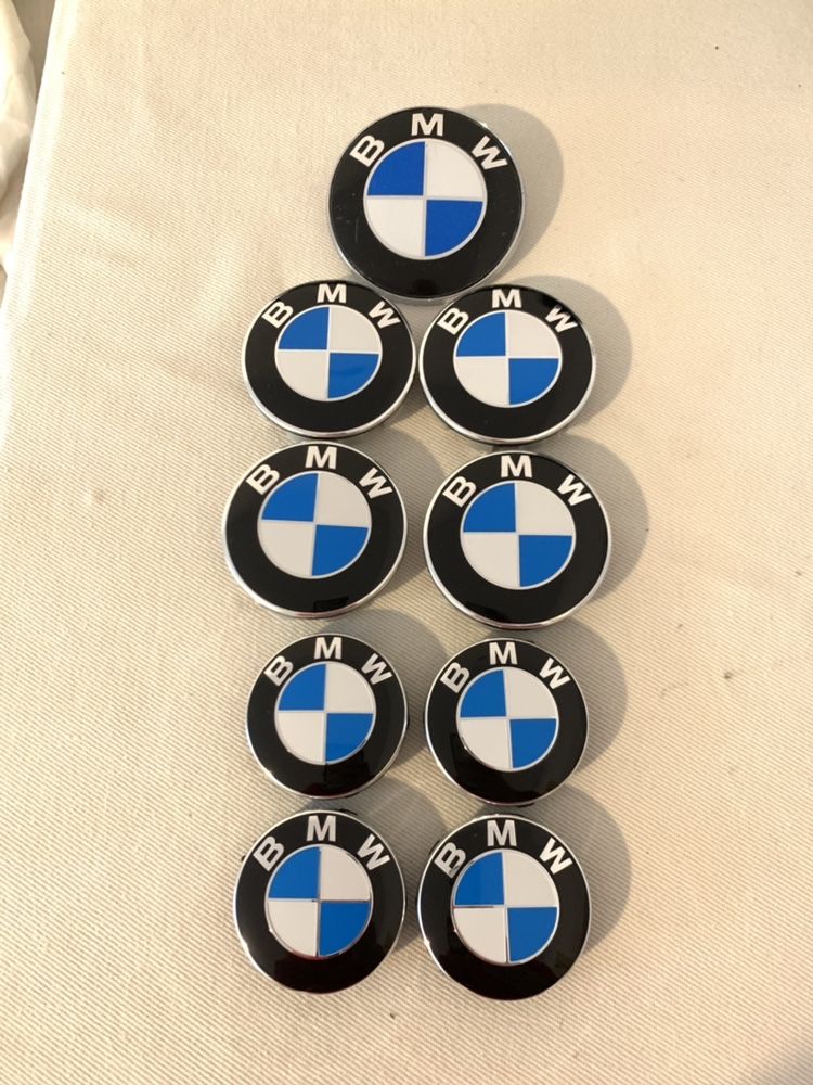 Capacele noi pentru jante originale si capota BMW 68mm si 55mm