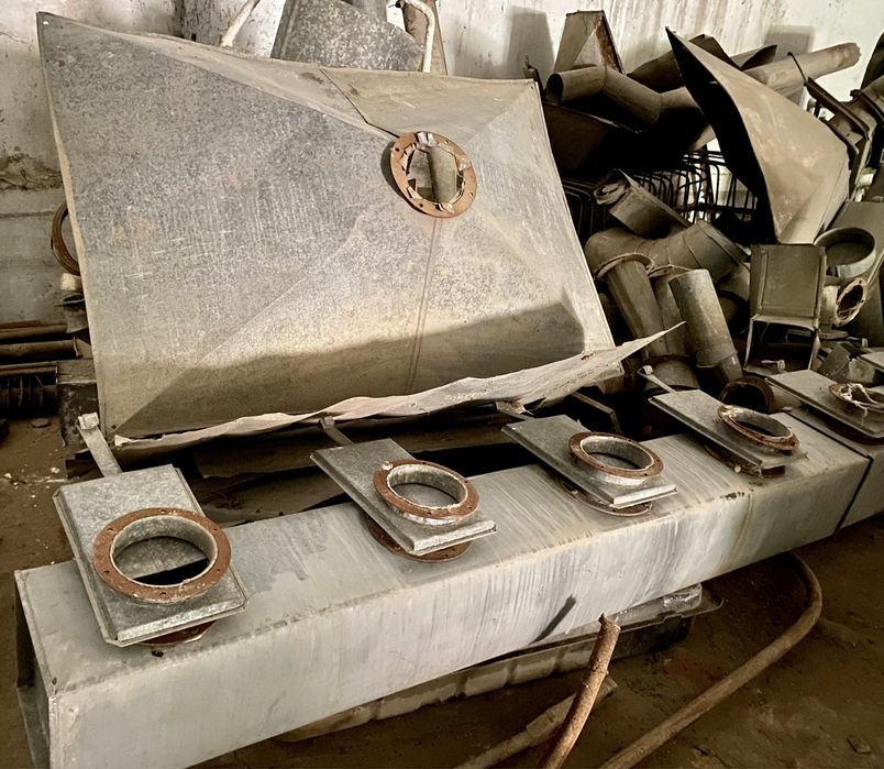 Вытяжки, улитки, зонты для вытяжной и приточной вентиляции из оцинков.