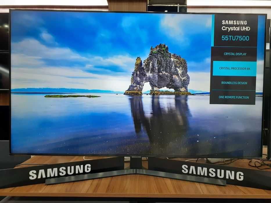 Телевизор Samsung UE-55AU7500 55" (Новинка 2021) + акция Мегого
