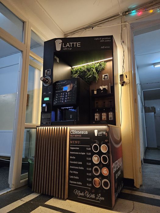 Aparat Cafea self-service Latte/Cafenea To Go Moderna