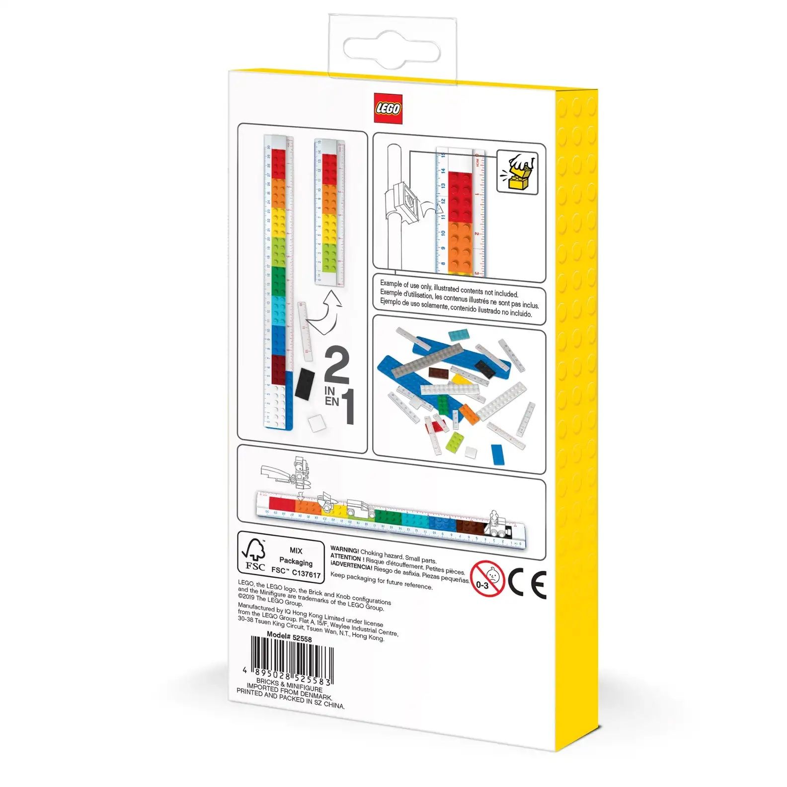 Lego 5007195 Конвертируема линийка 2.0 с минифигурка и моливник Dots