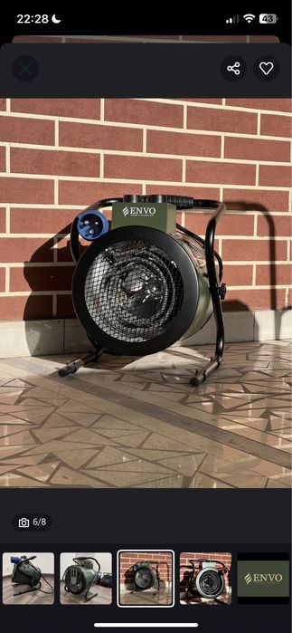 Обогреватель пушка pushka (5kw)