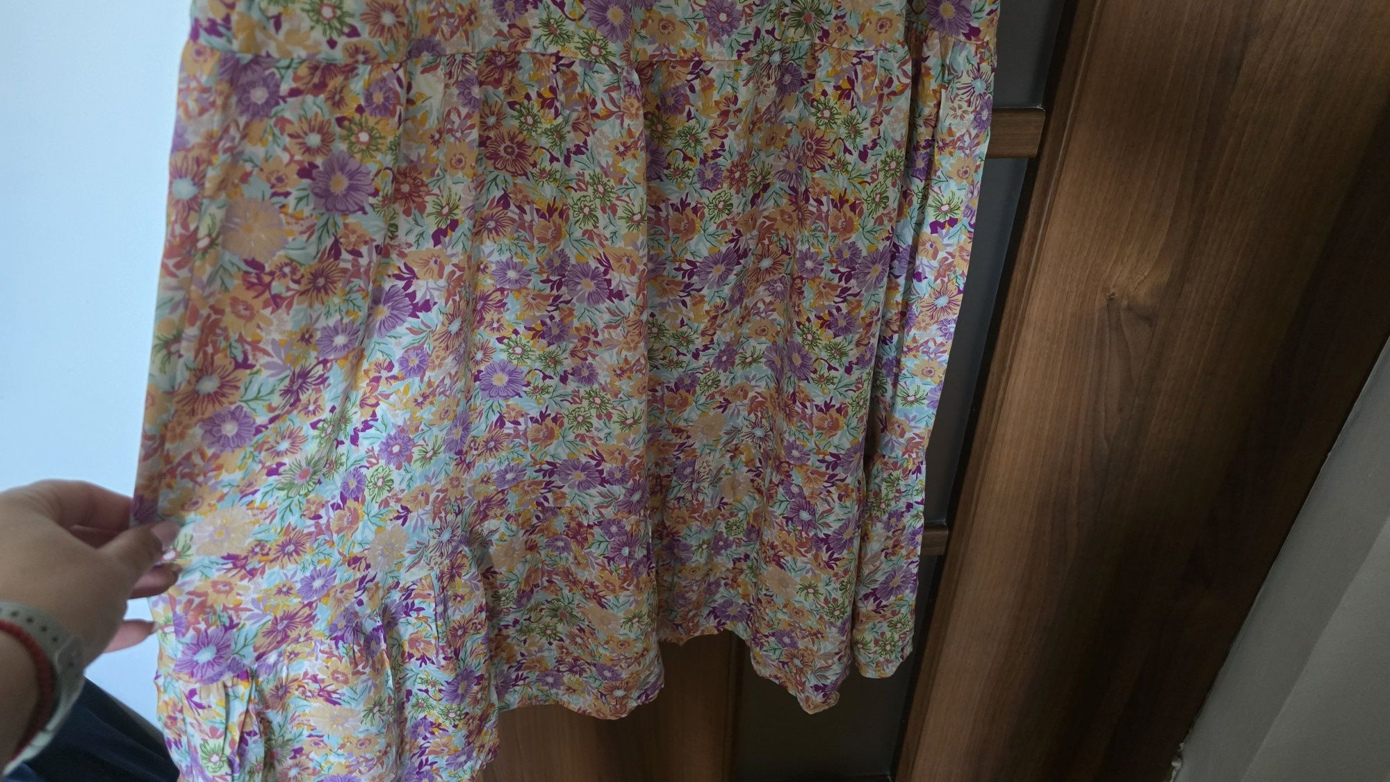 Rochie viscoza midi