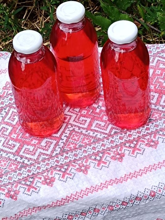 Домашен сироп от горски ягоди в 500 мл и разреждане