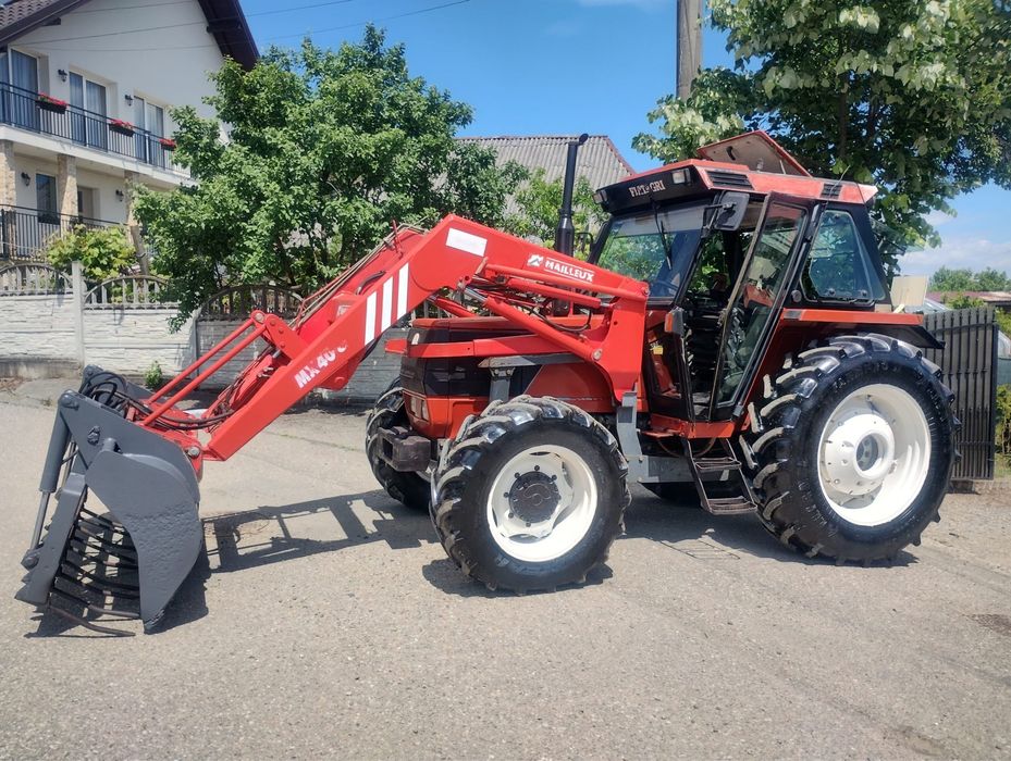 Tractor Fiat Agri 88-94 cu încărcător+cupa multifuncționala