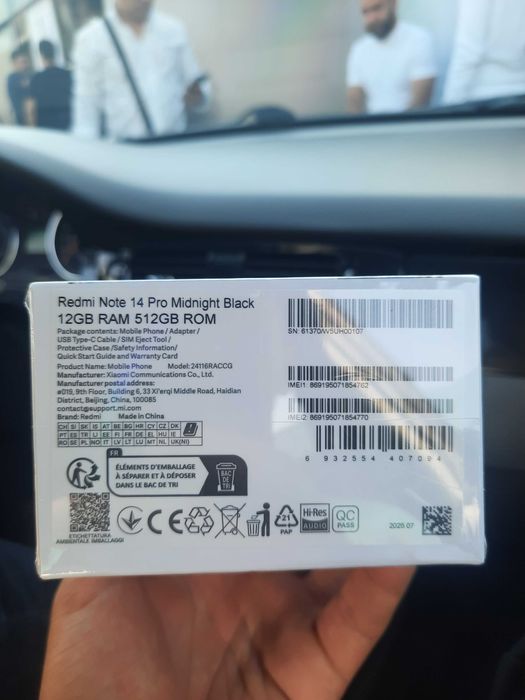 Redmi note 14 pro 12/512